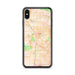 Custom Tucson Arizona Map Phone Case in Watercolor
