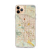 Custom Tucson Arizona Map Phone Case in Woodblock