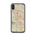 Custom Tucson Arizona Map Phone Case in Woodblock