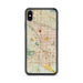 Custom Tucson Arizona Map Phone Case in Woodblock