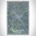 Tullahoma Tennessee Map Print Portrait Orientation in Afternoon Style With Shaded Background