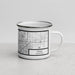 Right View Custom Tulsa Oklahoma Map Enamel Mug in Classic