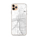 Custom Tulsa Oklahoma Map Phone Case in Classic
