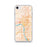 Custom Tulsa Oklahoma Map iPhone SE Phone Case in Watercolor