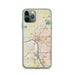 Custom Tulsa Oklahoma Map Phone Case in Woodblock