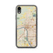 Custom Tulsa Oklahoma Map Phone Case in Woodblock