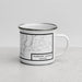 Right View Custom Tumbling Shoals Arkansas Map Enamel Mug in Classic