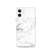 Custom iPhone 12 Tumbling Shoals Arkansas Map Phone Case in Classic