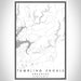 Tumbling Shoals Arkansas Map Print Portrait Orientation in Classic Style With Shaded Background