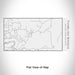 Rendered View of Tumbling Shoals Arkansas Map Engraving on 17oz Stainless Steel Insulated Cola Bottle in White