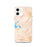 Custom iPhone 12 Tumbling Shoals Arkansas Map Phone Case in Watercolor