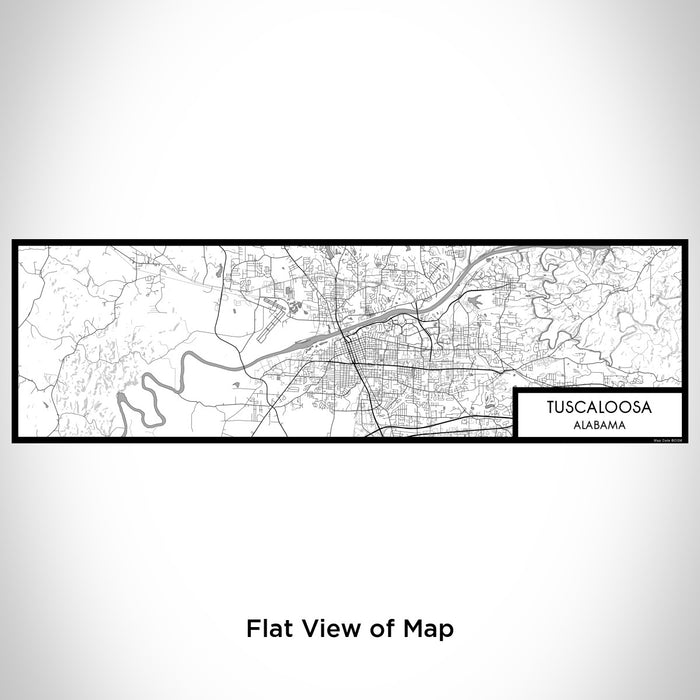 Flat View of Map Custom Tuscaloosa Alabama Map Enamel Mug in Classic