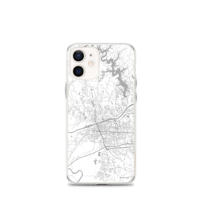 Custom Tuscaloosa Alabama Map iPhone 12 mini Phone Case in Classic