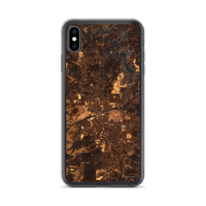 Custom Tuscaloosa Alabama Map Phone Case in Ember