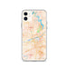 Custom Tuscaloosa Alabama Map Phone Case in Watercolor