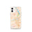 Custom Tuscaloosa Alabama Map iPhone 12 mini Phone Case in Watercolor