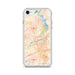 Custom Tuscaloosa Alabama Map iPhone SE Phone Case in Watercolor