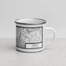 Right View Custom Tustin California Map Enamel Mug in Classic