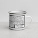 Right View Custom Twin Cities Minnesota Map Enamel Mug in Classic