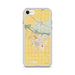 Custom Twin Falls Idaho Map Phone Case in Woodblock