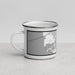 Left View Custom Union City California Map Enamel Mug in Classic