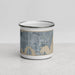 Front View Custom University District Seattle Map Enamel Mug in Afternoon