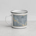 Left View Custom University District Seattle Map Enamel Mug in Afternoon