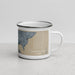 Right View Custom University District Seattle Map Enamel Mug in Afternoon