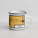 Right View Custom Urbana Illinois Map Enamel Mug in Ember