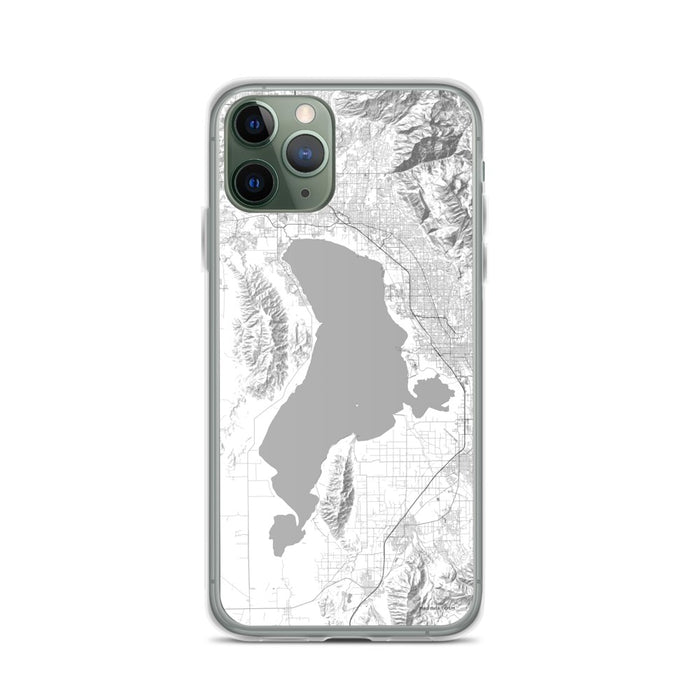 Custom iPhone 11 Pro Utah Lake Utah Map Phone Case in Classic