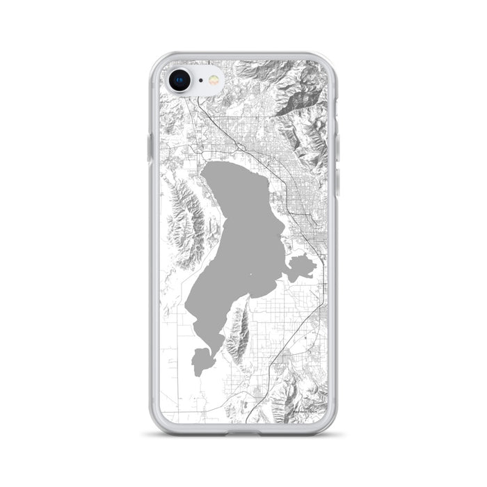 Custom iPhone SE Utah Lake Utah Map Phone Case in Classic