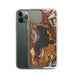 Custom Utah Lake Utah Map Phone Case in Ember