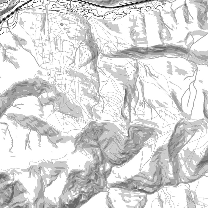 Map Vail Color Vail - Colorado Map Print in Classic — JACE Maps