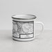 Right View Custom Vail Colorado Map Enamel Mug in Classic