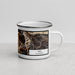 Right View Custom Vail Colorado Map Enamel Mug in Ember