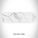 Rendered View of Vail Colorado Map Engraving on 10oz Stainless Steel Insulated Cup with Sliding Lid in White