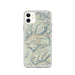 Custom Vail Colorado Map Phone Case in Woodblock
