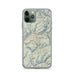Custom Vail Colorado Map Phone Case in Woodblock