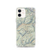 Custom Vail Colorado Map iPhone 12 Phone Case in Woodblock