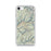 Custom Vail Colorado Map iPhone SE Phone Case in Woodblock
