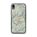 Custom Vail Colorado Map Phone Case in Woodblock