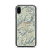 Custom Vail Colorado Map Phone Case in Woodblock