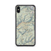 Custom Vail Colorado Map Phone Case in Woodblock