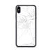 Custom iPhone XS Max Valentine Nebraska Map Phone Case in Classic