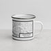Right View Custom Vancouver Washington Map Enamel Mug in Classic
