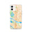 Custom Vancouver Washington Map iPhone 12 Phone Case in Watercolor