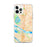 Custom Vancouver Washington Map iPhone 12 Pro Max Phone Case in Watercolor
