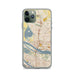 Custom Vancouver Washington Map Phone Case in Woodblock
