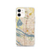 Custom Vancouver Washington Map iPhone 12 Phone Case in Woodblock