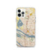 Custom Vancouver Washington Map iPhone 12 Pro Phone Case in Woodblock